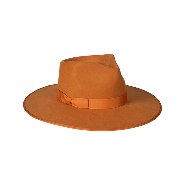 Desert Sun Rancher - Wool Felt Rancher Hat in Brown