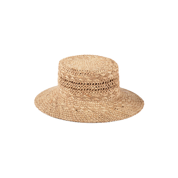 Womens Inca Bucket Wide - Straw Bucket Hat in Natural