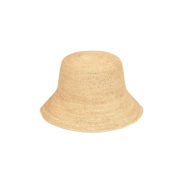 Island Bucket - Straw Bucket Hat in Natural