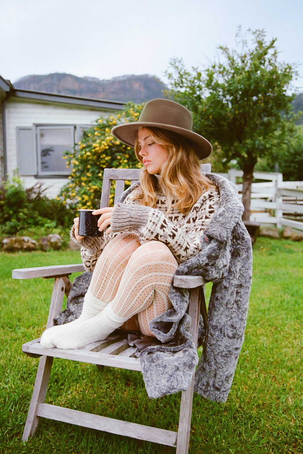 The Weekender - Wool Felt Fedora Hat in Brown