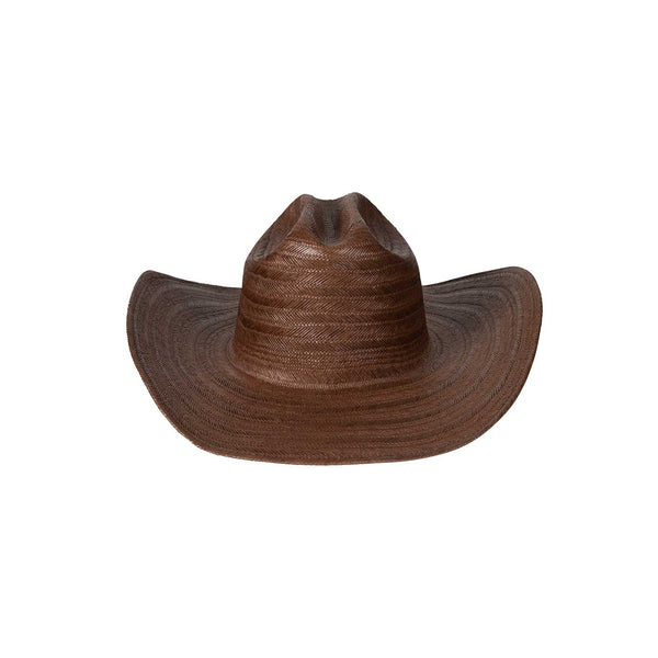 Wesley Cowboy - Straw Cowboy Hat in Brown