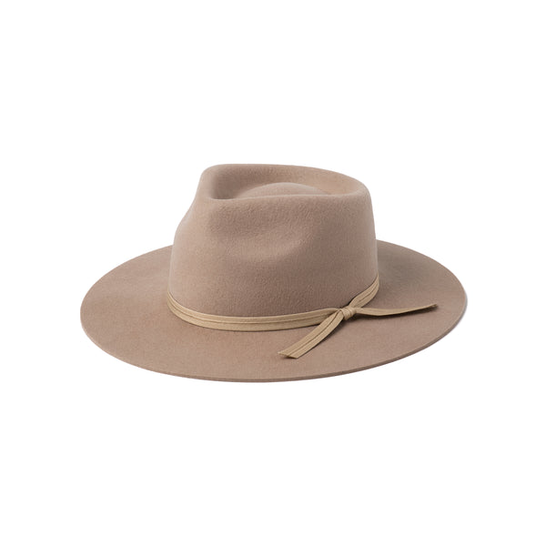 The Zulu - Wool Felt Fedora Hat in Natural